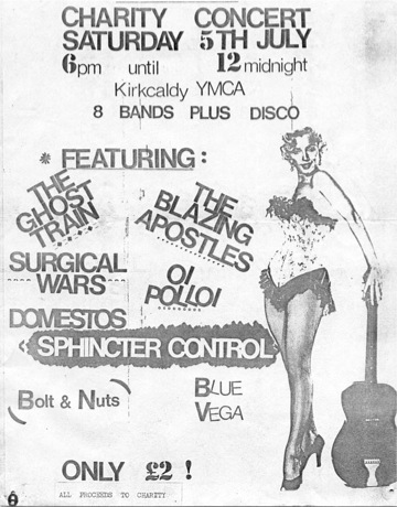 July charity gig poster